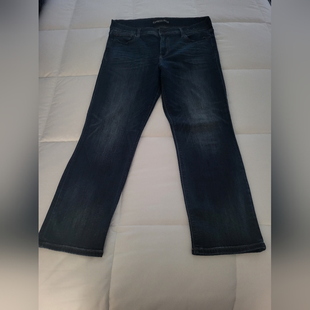 Dark Blue Denim Jeans